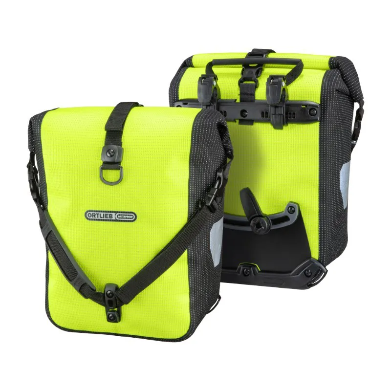 Ortlieb Sport-Roller Pannier Bags in High Visibility Yellow